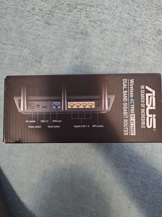 Router wireless ASUS RT-AC1900U, Dual-Band Gigabit, USB, 3 antene