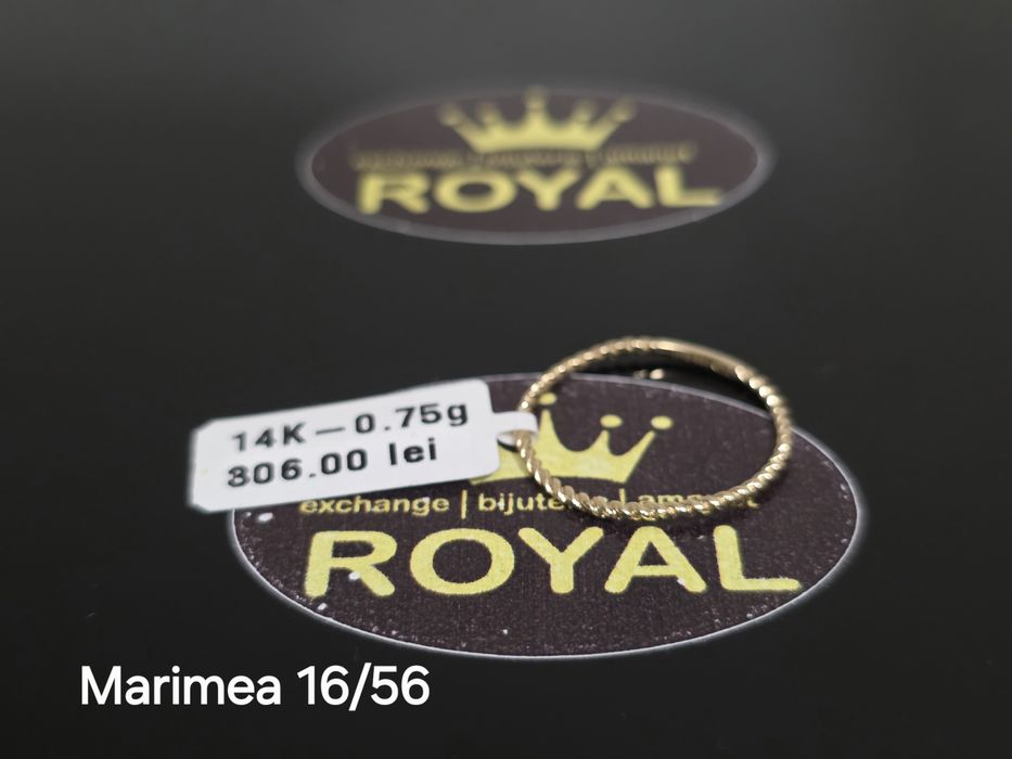 Bijuteria Royal: Inel aur 14k/0.75 gr