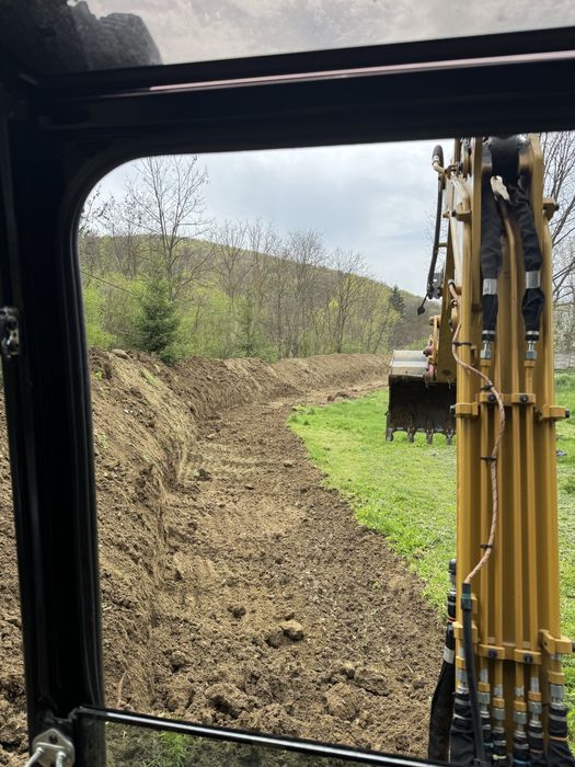 Inchiriez miniincarcator si miniexcavator temelii santuri decopertari