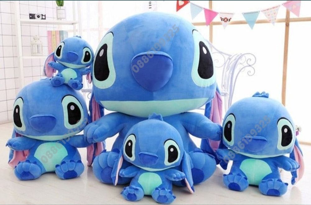 Голям Плюшен Стич 100см, Плюшена играчка Стич + Подарък