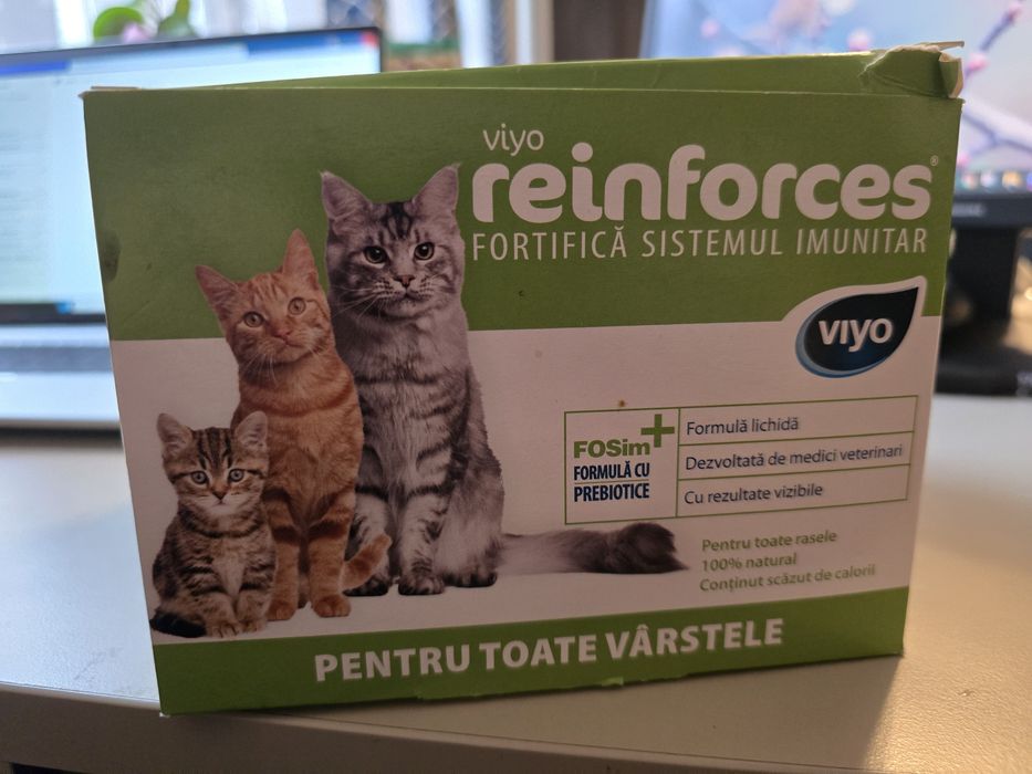 Viyo Reinforces Cat All Ages 30ml X 10 Buc