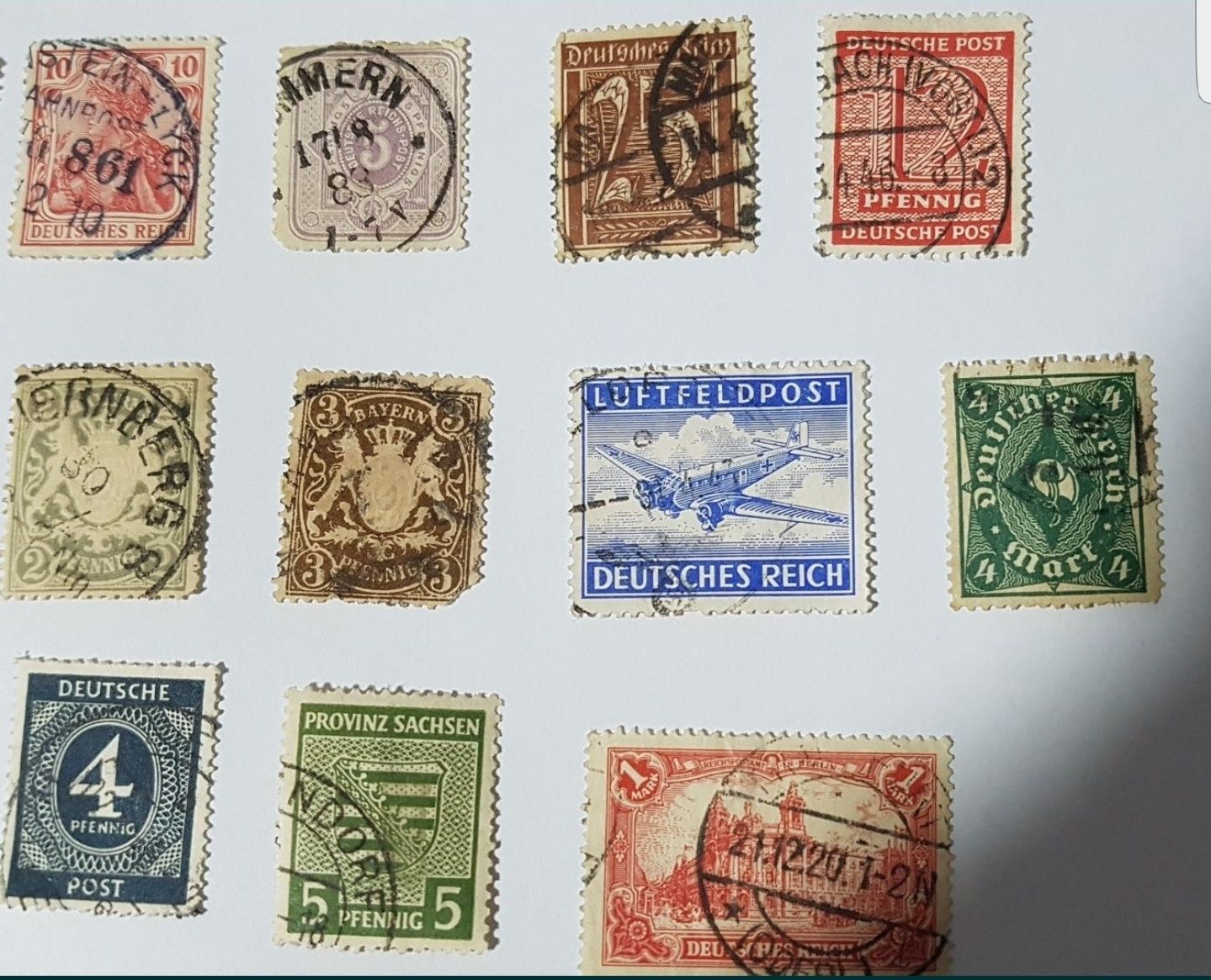 Timbre Germania foarte vechi, 1900-1949, Reich,  WW1, WW2