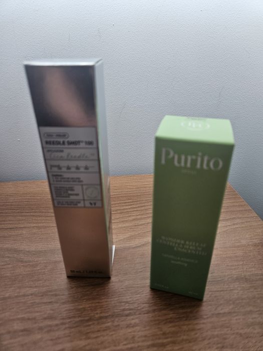 VT Cosmetics Reedle Shot 100 и Purito Centella Serum Unscented