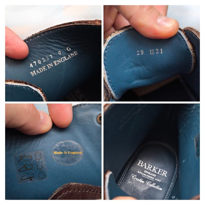 Ghete Barker Terry Măr 9 G Originale  Impecabile