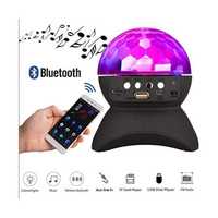 Boxa Bluetooth portabila cu glob disco efecte LED OFERTA!