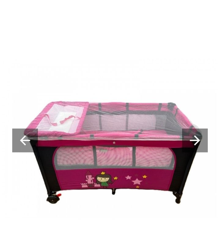 Vand Carucior coccolle Gioia roz plus patut cu baldachin + tricicleta
