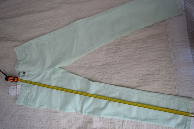 Pantalon dama strech skinny pe verde marimea 40-44