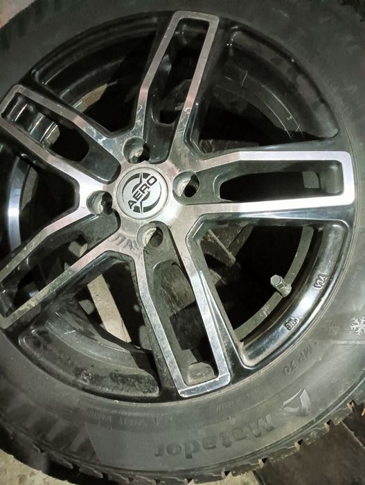 Продам старые диски с резиной зима лето