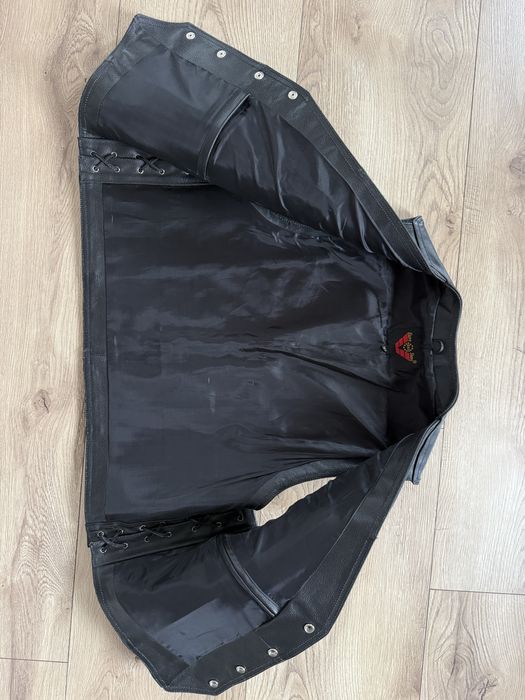 Vesta Piele Naturala EURO STARS Negru Barbati | Marime XL