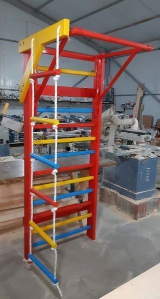 Spalier Gimnastica, Colorat, 230x80 cm, 14 BARE, M430LC3