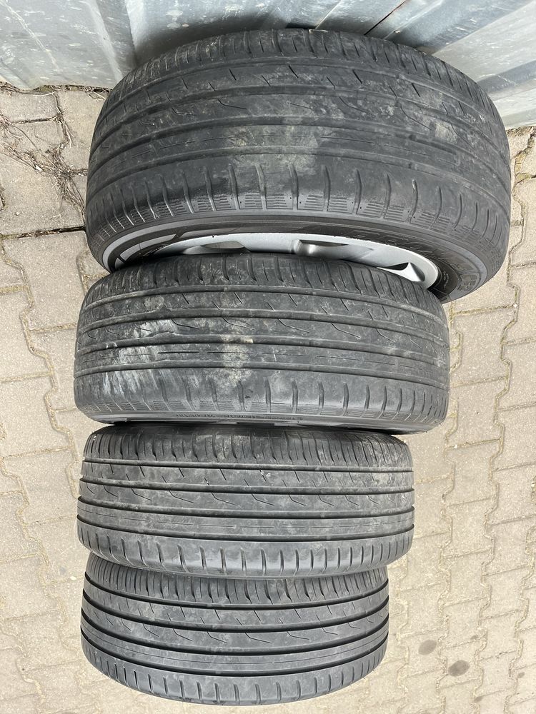 Jante aliaj 5x112mm, anvelope vara 205/55 R16, Audi A3, A4, A6