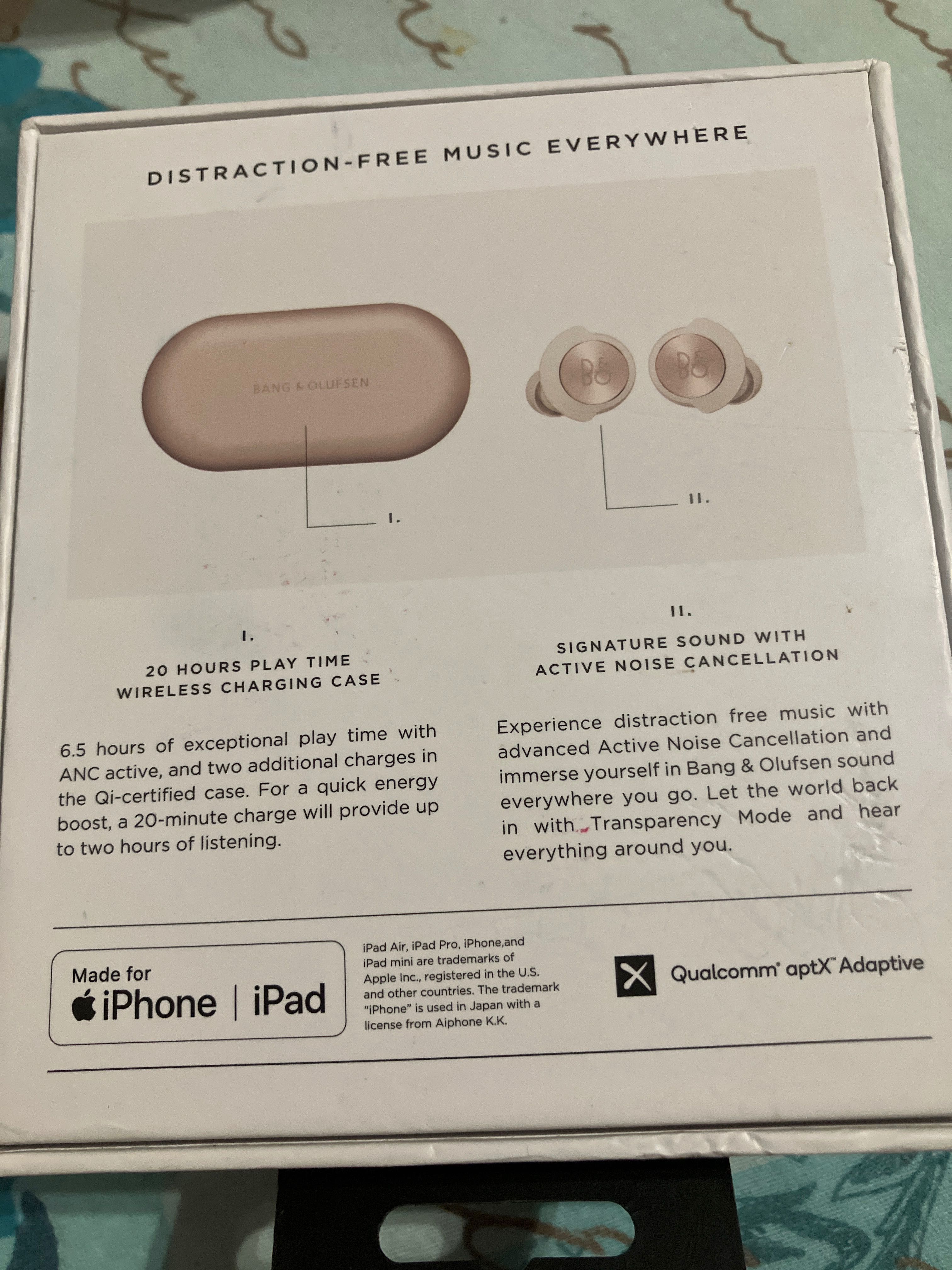 Bang&olufsen eq act .noise cancelling слушалки
