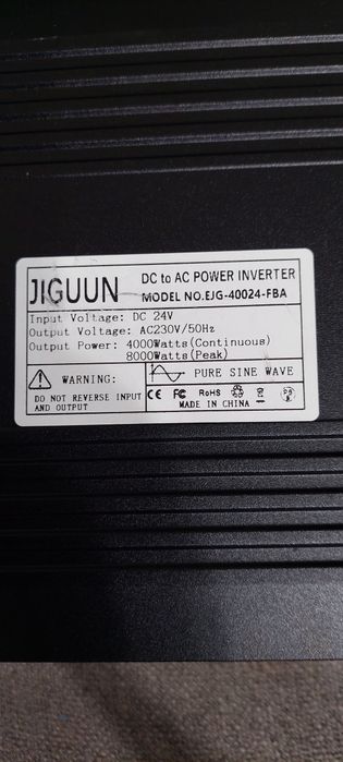 Vind Invertor 24V 4000W  DEFECT