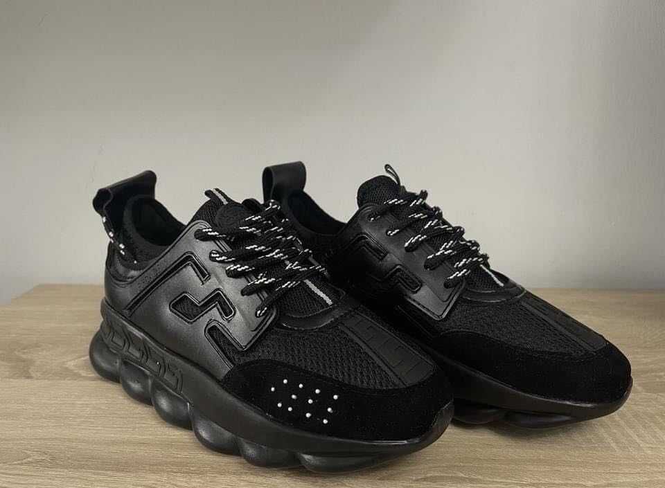 Adidasi Versace Chain Reaction Full Black