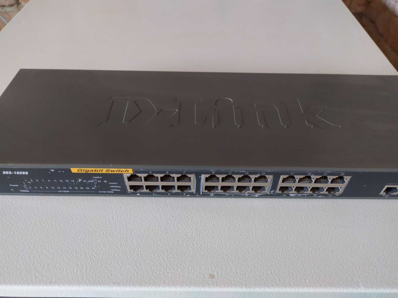 Суич D-Link DES-1026G, 24+2 порта