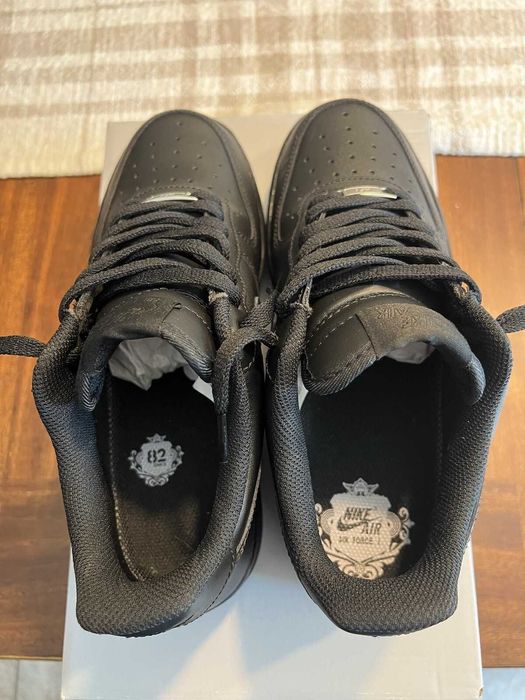 STYLISH Nike Air Force 1 07' Triple Black (от/до 36-47 номер)