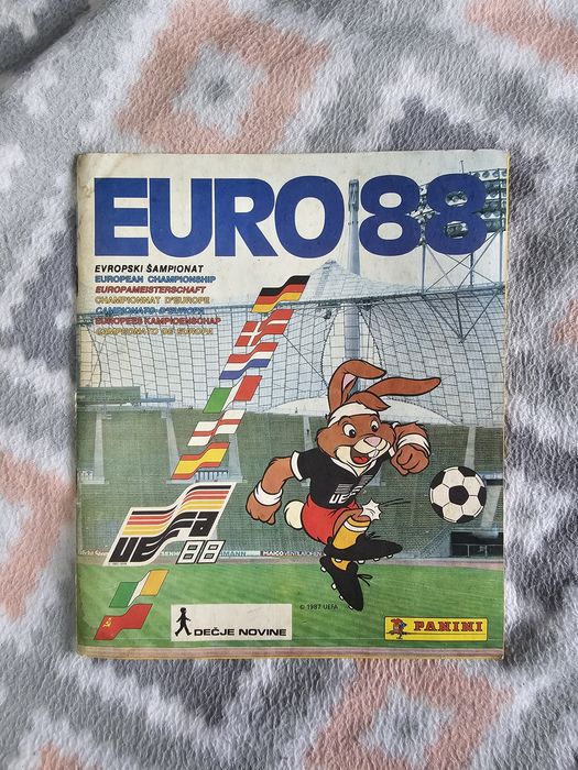 Album Panini EURO ’88 – ediție rară, completat
