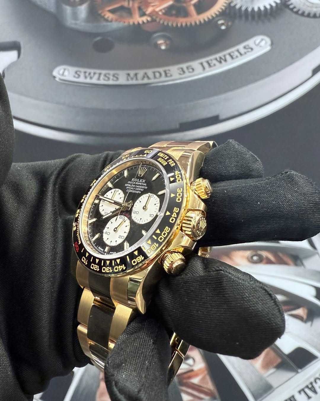 Мъжки Часовници жълто злато 40mm