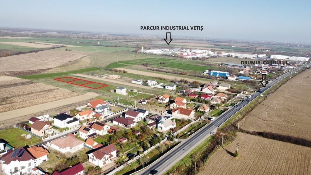 Teren intravilan 700 MP | Strada Careiului Nr. 87 | Loc. Vetis