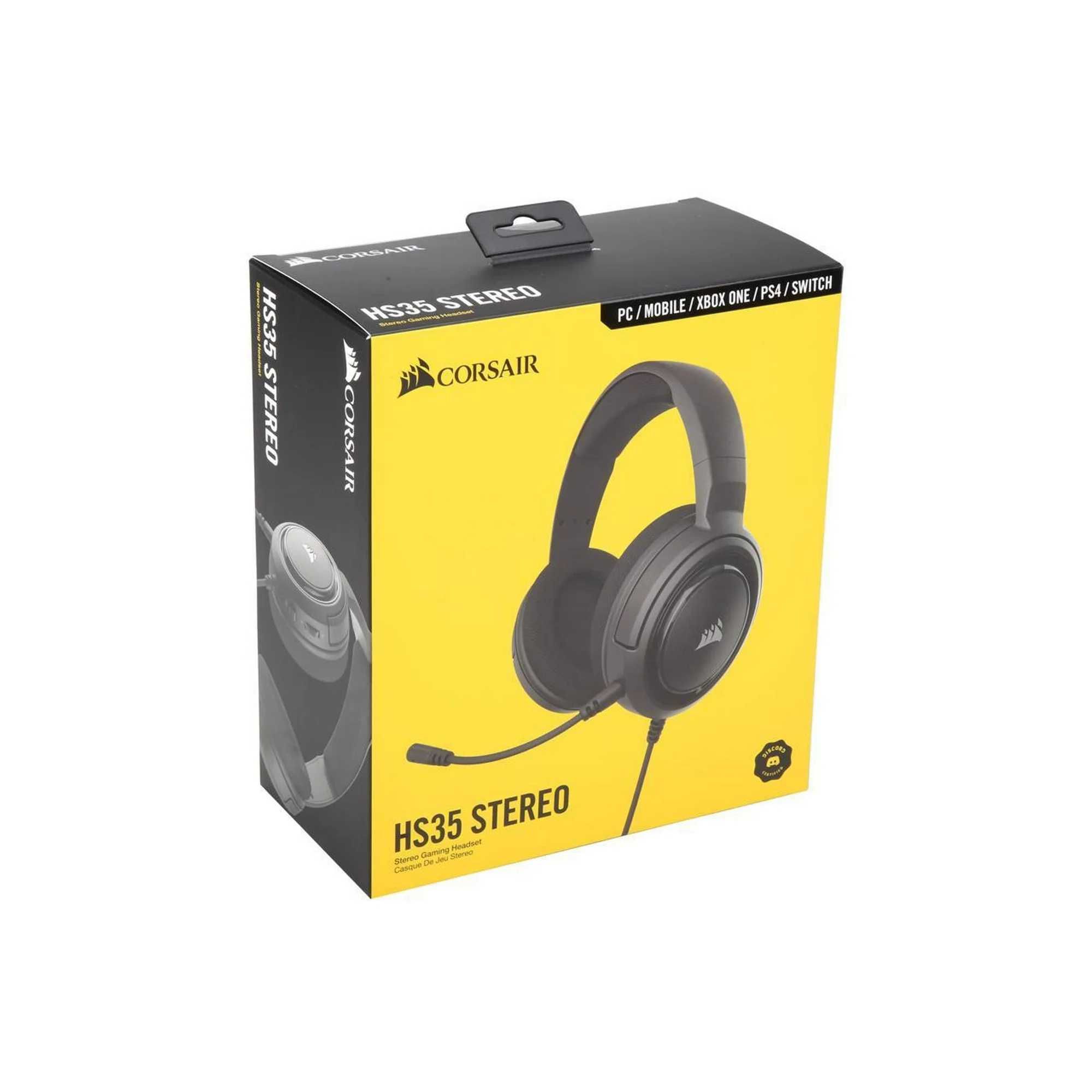 [НОВЫЕ] Наушники Corsair HS35 Stereo Headset, Carbon