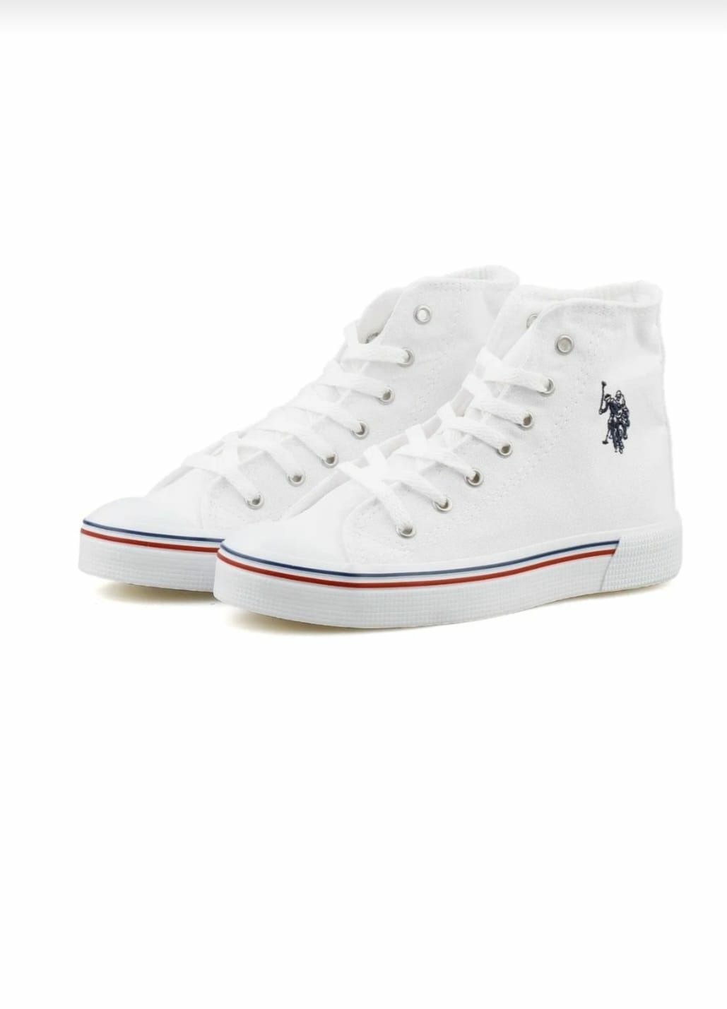 U.S. POLO ASSN Penelope - дамски бели високи кецове