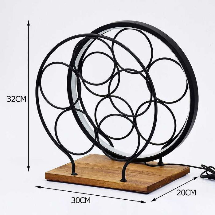 Нова Метална Лампа Велосипед - Колело Поставка за Бутилки - 3 Варианта