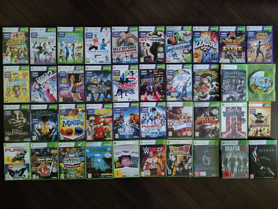 Jocuri Xbox 360 Kinect Sports Dance Zumba Lego NFS Dora Injustice UFC