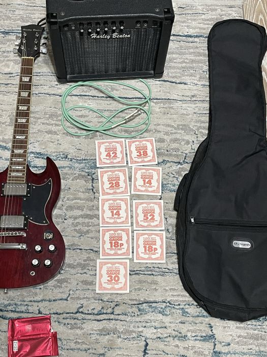 Set Chitara Electrica cu amplificator