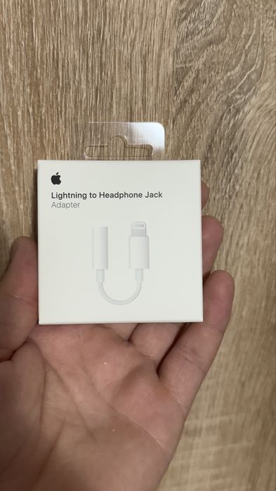 Adaptor lightning > jack apple sigilat