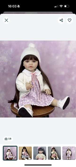 Papusa reborn fetita