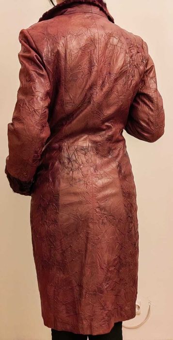 haina piele naturala nr 38 Franco Davori