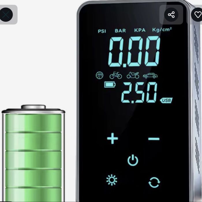 Mini compresor wireless  auto/ moto portabil ( 1 bucată )