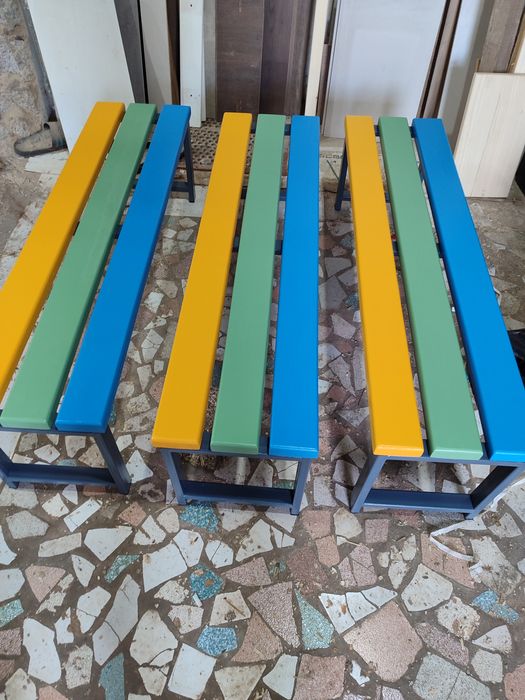 Скамейка детская 1,2 м, высота 35 см, ширина 32 см