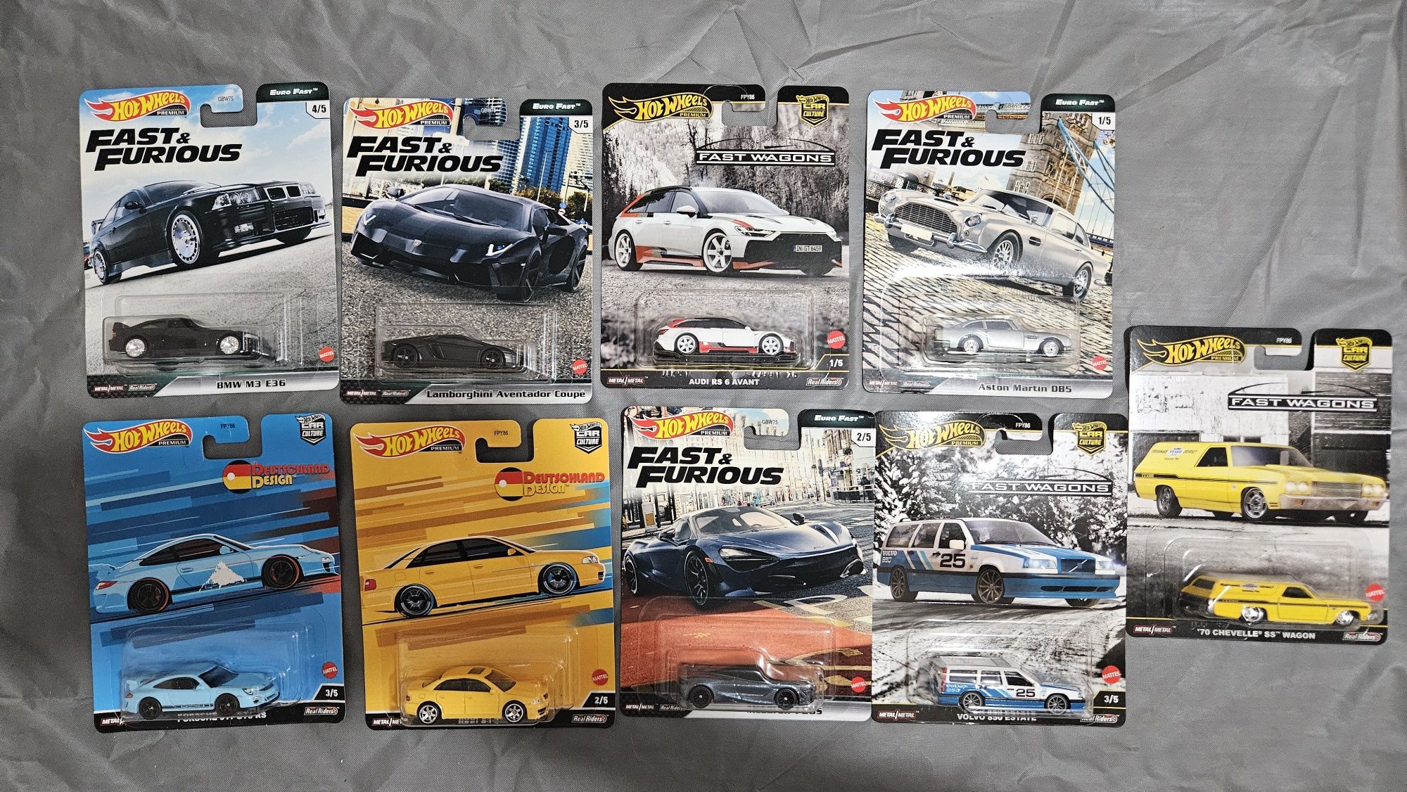Hot wheels BMW Porsche Lamborghini Audi Volvo Mclaren Premium колички