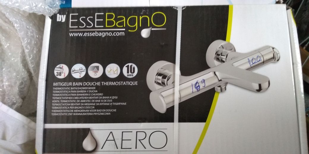 Baterie cada/dus Thermostat, Grohe/AquaVive/Aquazuro/Essebagno