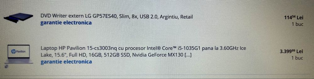 Laptop HP Pavilion procesor Intel® Core™ i5 cu Win 10