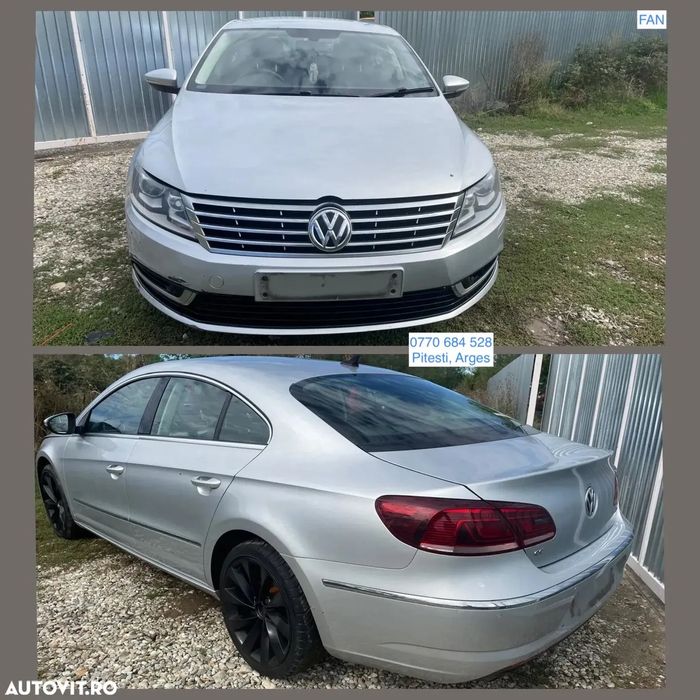 Piese Volkswagen VW Passat CC Bluemotion 2013 facelift 2.0tdi 140cp argintiu cod culoare 8E/A7W bixenon