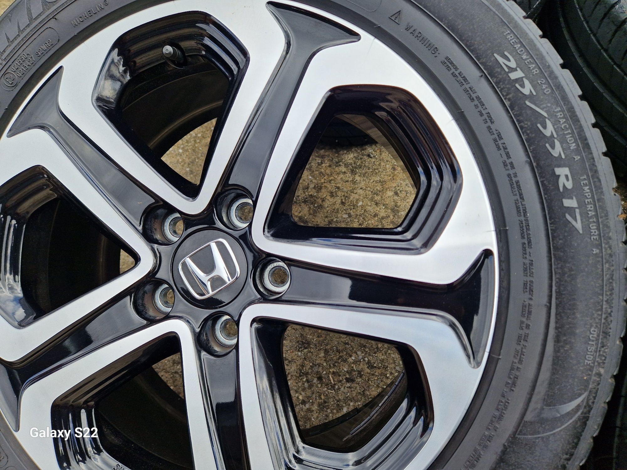Jante Honda HRV CRV anvelope vara 215 55 17 Michelin