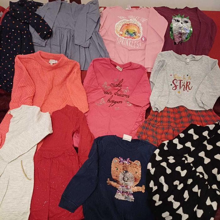 Lot5 haine fetite 4-6 ani