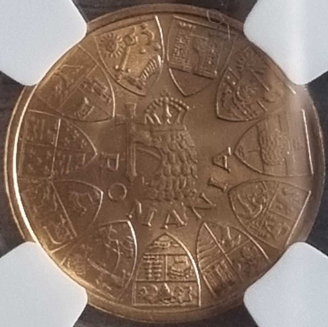 Moneda aur Ardealul Nostru 20 lei, incapsulata NGC
