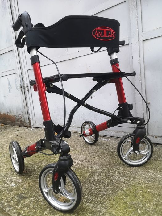 Carucior cadru mobil Rollator premium usor aluminiu pliabil ortopedic