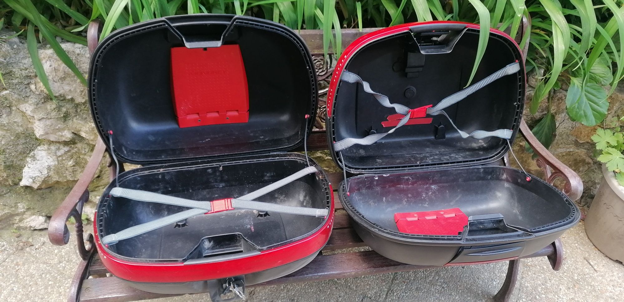 cuti moto sidecase givi topcase