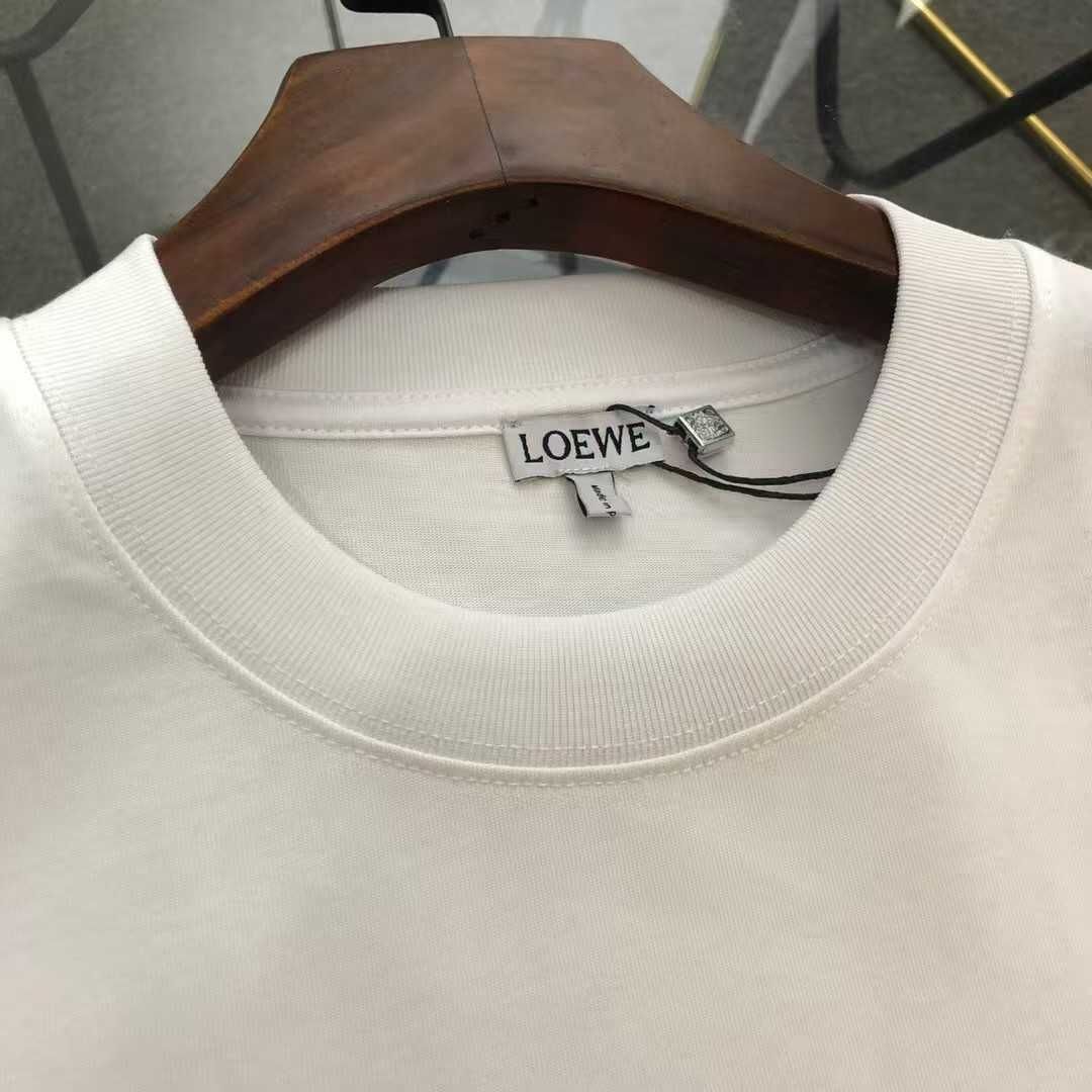 LOEWE Anagram T-shirt тениска бяла oversize размер M НОВА