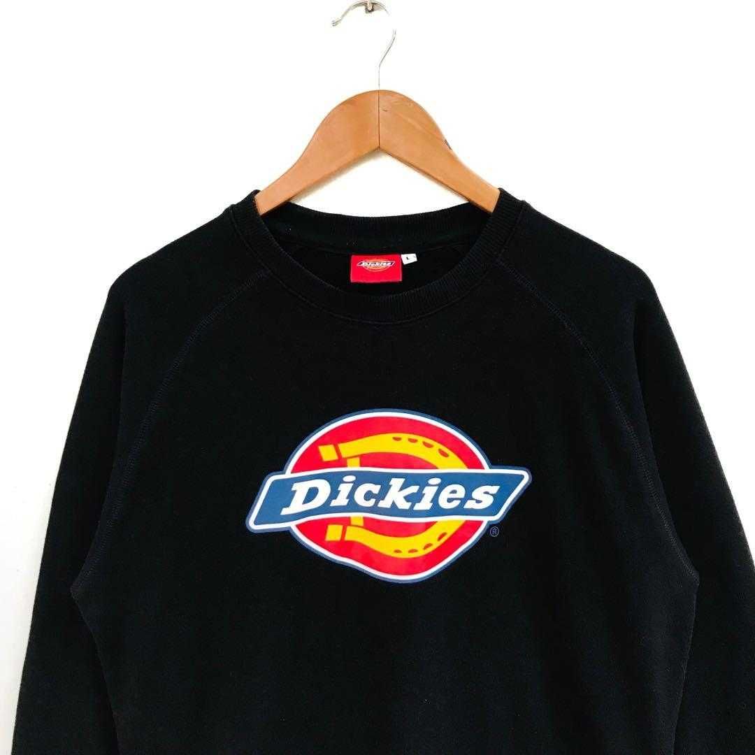 Dickie's Logo Sweater , черна блуза XL  , размер ХЛ  - DICKIES