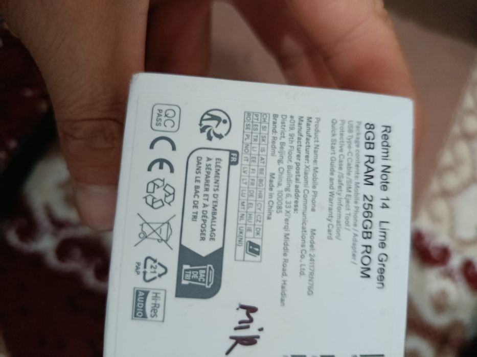 Redmi note 14 8/256