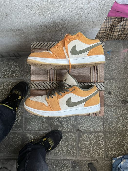 Nike Jordan 1 low ceramic orange olive