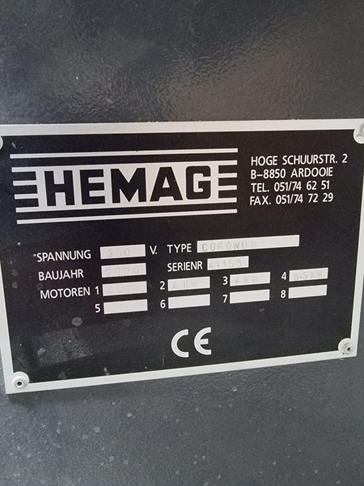 Mașină rindeluit pe patru fete HEMAG