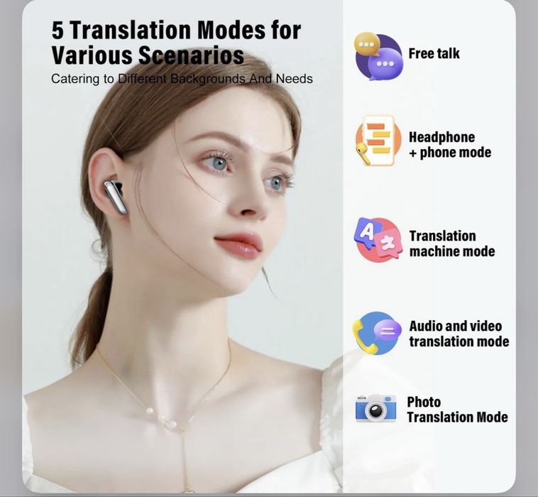 Слушалки с AL преводач