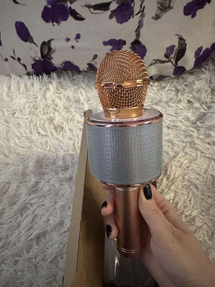 Microfon roz-gold