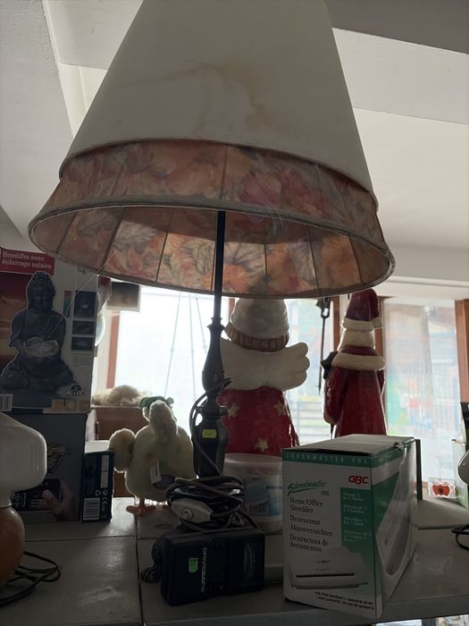 Veioze bronz si lemn